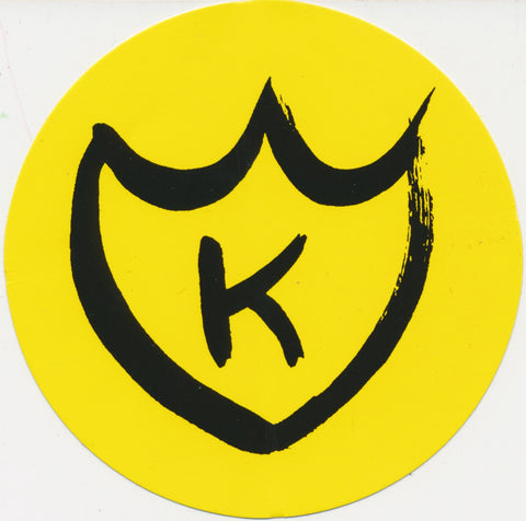 K Sticker by Jill P. - - - CIRCLE