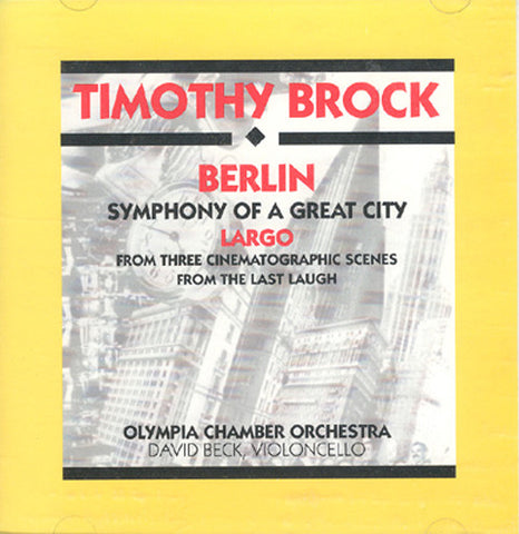 Berlin: Symphony of a Great City CD [KOCO2]