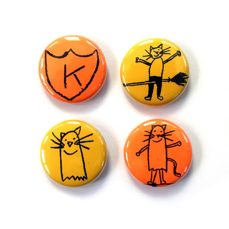 Scary All Hallows' Eve Buttons!