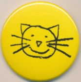 Classic Cat 2 1/4 " Button