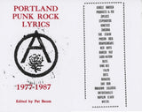 Portland Punk Rock Lyrics 1977-1987 book